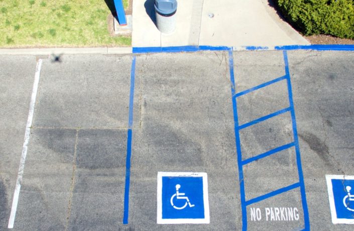 accessible parking space